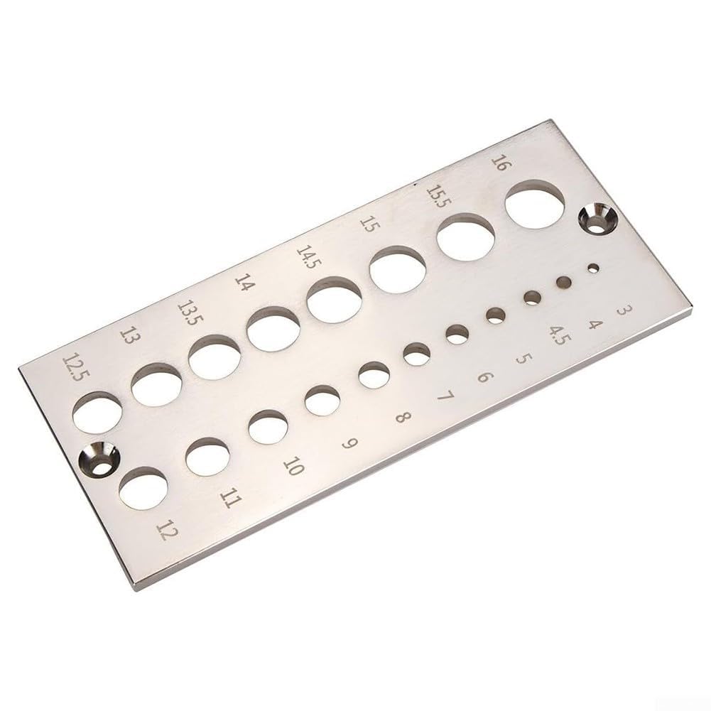 Plaque de fabrication de chevilles bois pour calibrage précis de tourillons