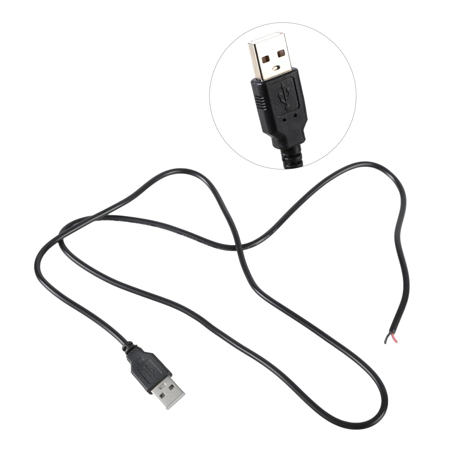 Amazon.co.jp: yabaikeji USBオス - 2ピン電源延長ケーブル USBから