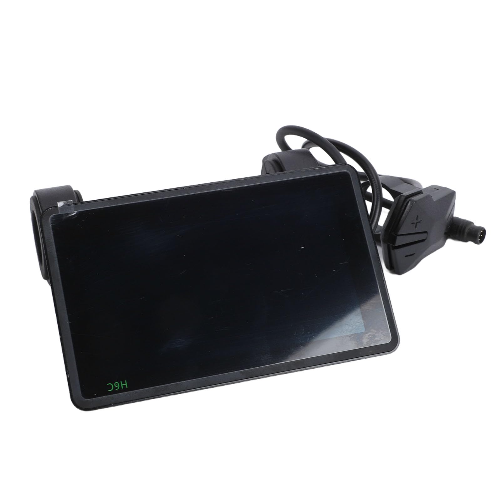 Keenso Display LCD per Bici Elettrica, Misuratore per Scooter Elettrico ABS con Connettore Impermeabile 6P, Schermo Indicatore di velocità della Batteria per Ciclisti e Pendolari in Mountain Bike