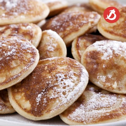 Foto von de Buyer - Poffertjes-Pfanne MINERAL B aus Eisenstahl (16) - Durchmesser 27 cm - 5612.16, Silber
