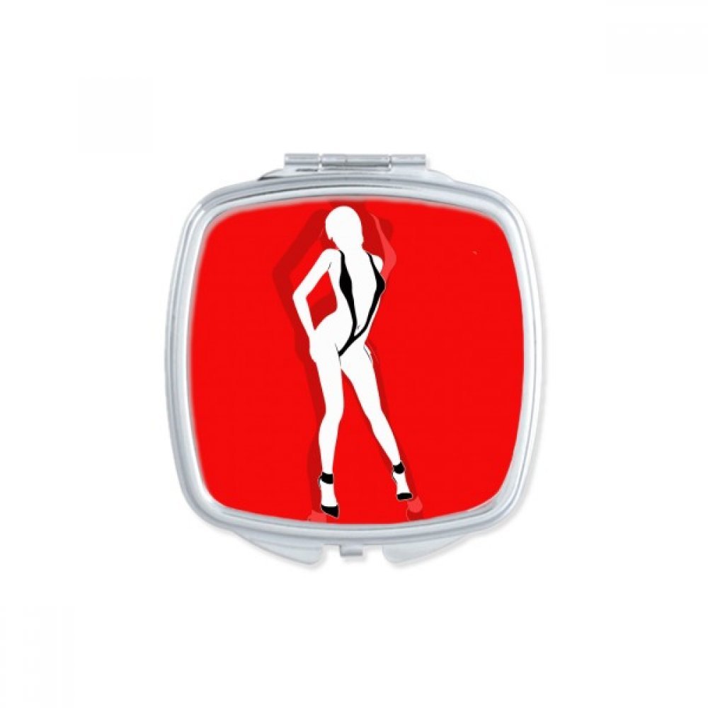 Miroir compact portable mignon Bikini Beauty Woman accessoire maquillage de poche