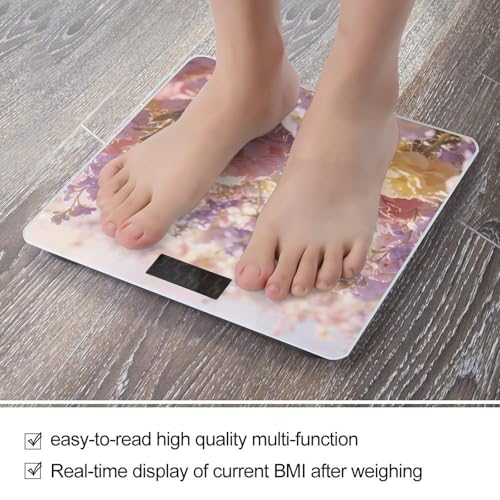 Báscula digital de baño con pantalla LED clara miniatura 5