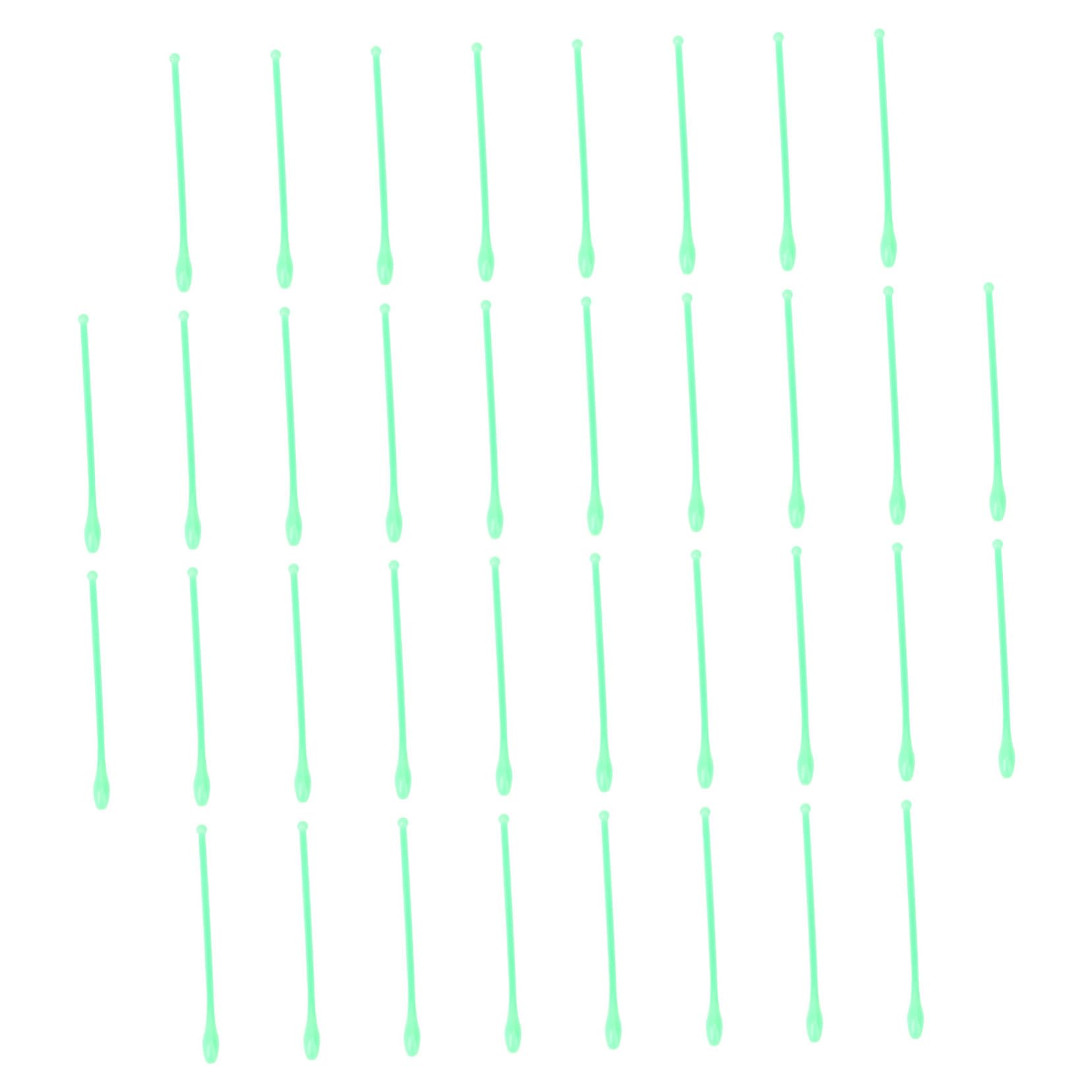 HAWILLOSCH Mixing Spoon Set 100 Pcs Plastic Scoop Spoons Lab Measuring Spatula Sampling Spatula for Home Lab