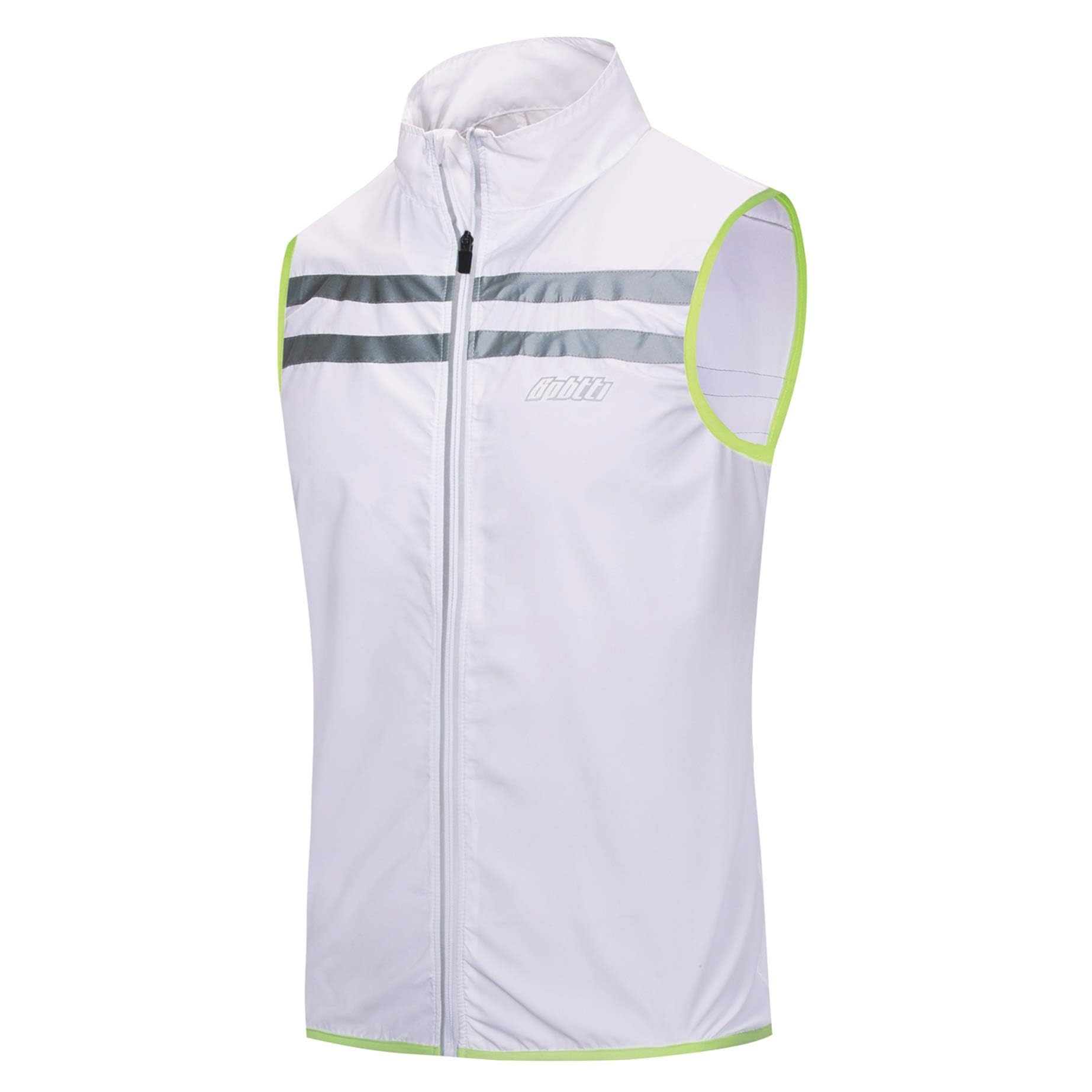 bpbtti Men's Hi-Viz Safety Running Cycling Vest Sleeveless Windbreaker vests- Windproof and Reflective