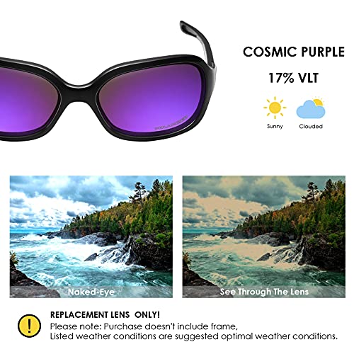 Image of BLAZERBUCK Polarized Replacement Lenses & Nose Pad for Oakley Pulse OO9198 Sunglasses