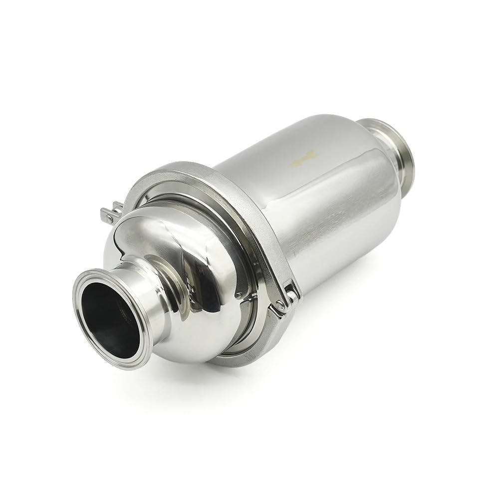 Crépine Tri Clamp Courte en Ligne en Acier Inoxydable SS304, adaptée à Une Virole de 51 mm, diamètre extérieur de 64 mm, Maille 300