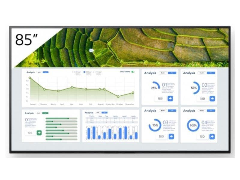 Image of Sony FW85BZ30L 85 in. Series UHD 4K HDR Commercial Monitor