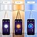 Larkkey Smart Light Bulb Wi-Fi Color LED Light Compatible with Alexa & Google Home, Dimmable Multicolored 60W Equivalent RGBW Color Mode, No Hub Required, A19 E26 / E27 Base Type, 7W, 2PCS