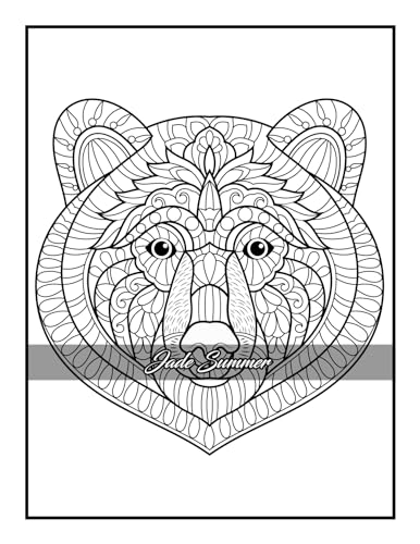 100 Animals: An Adult Coloring Book with Lions, Elephants, Owls, Horses, Dogs, Cats, and Many More! - Image 68