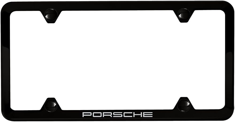 Slimline License Plate Holder in Black