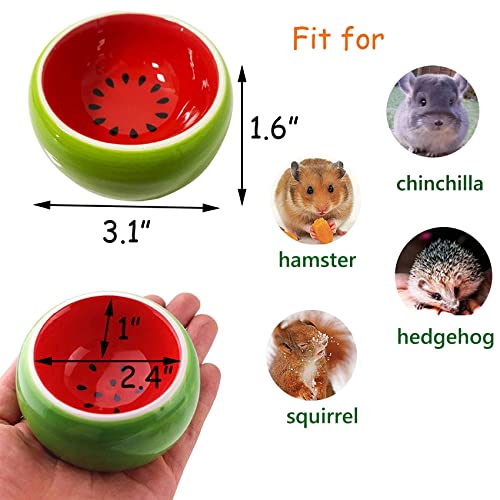 Jslzf Hamster Bowl Ceramic Small Animal Bowl Hamster Food Dish Prevent Knocking Over thumb #5