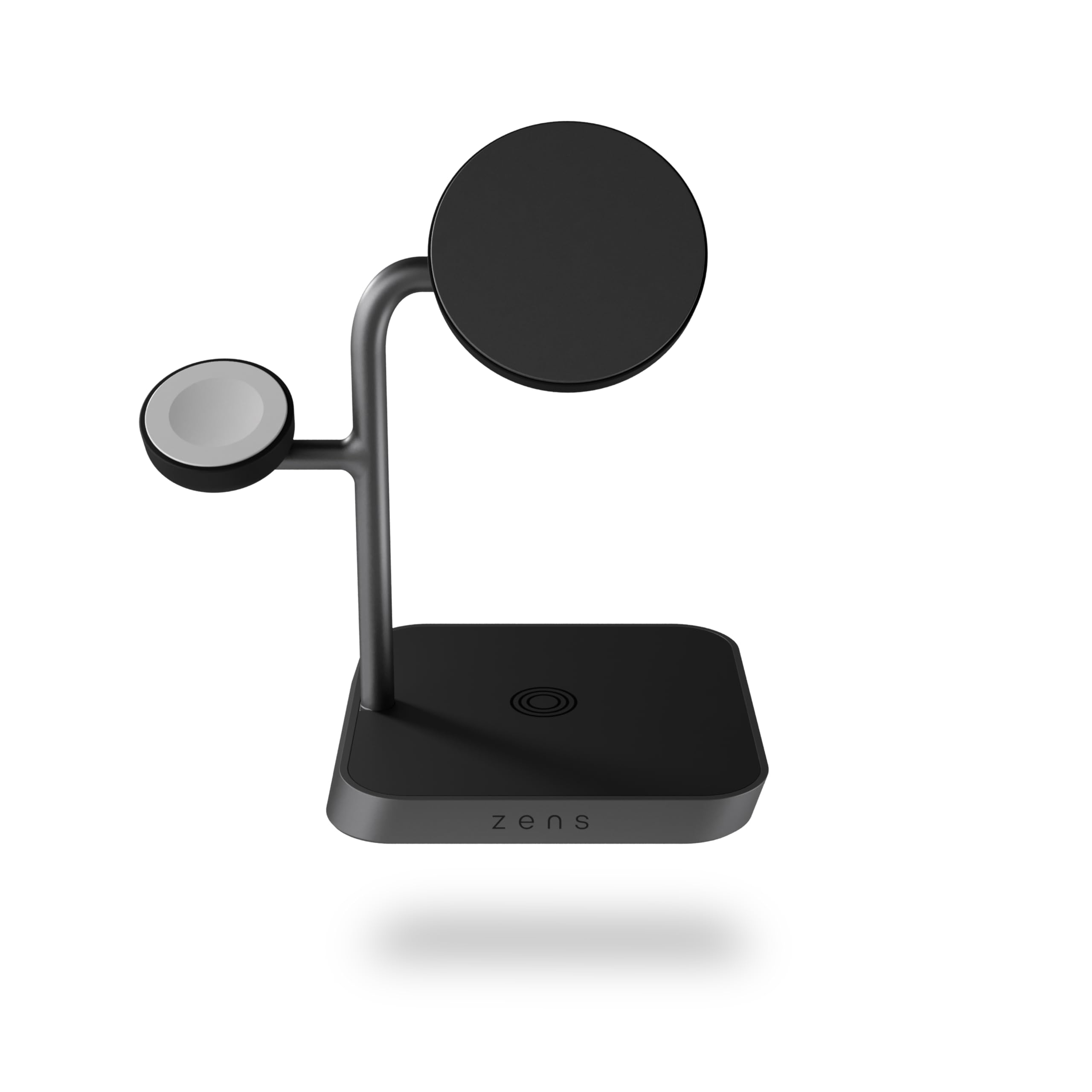 Zens Office Wireless Charger 3, Czarne | Bezprzewodowa ładowarka MagSafe i Qi2, 15 W, do iPhone /Apple Watch/AirPods, zasilacz 45 W (EU/UK/US) i kabel 1,5 m