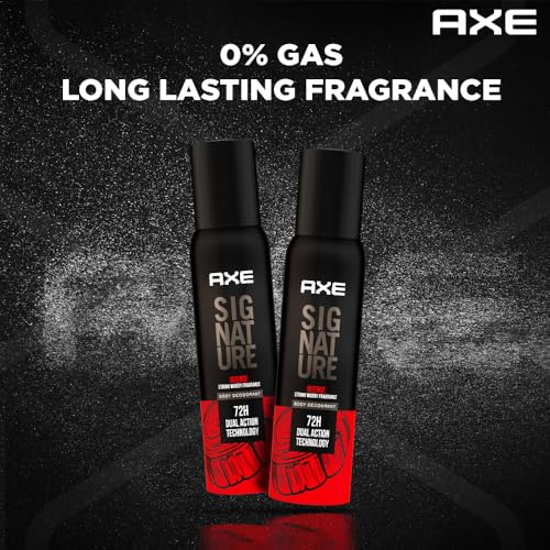 Image of Axe Signature Intense Long Lasting Deodorant No Gas Body Perfume For Men 200ml, Pack of 2