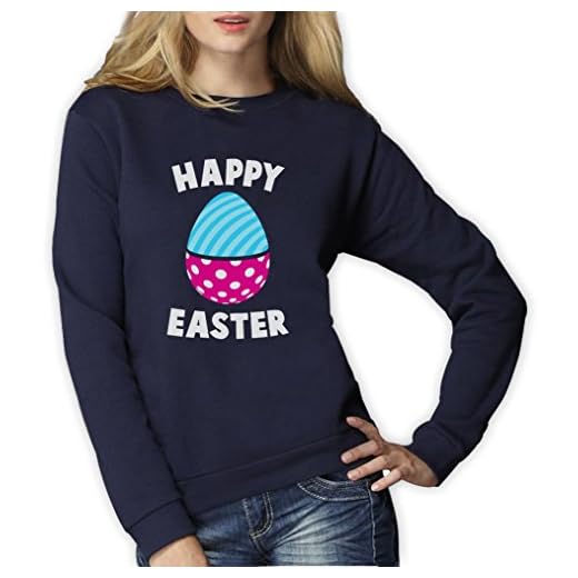 Grön sköldpadda T-shirts Glad Påsk! Rolig festlig dekorerad påskägg kvinnor tröja
