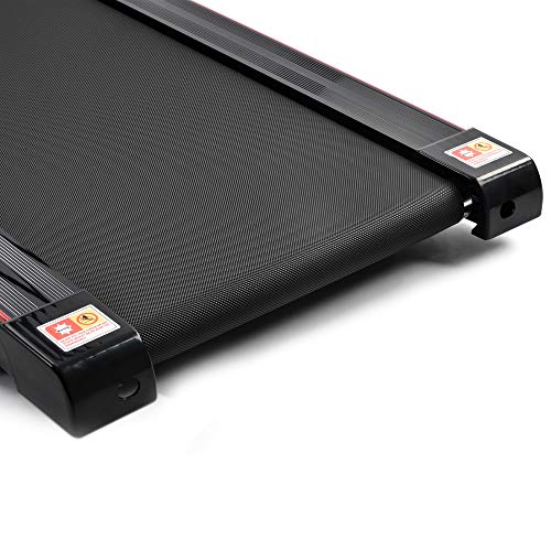 Nishore Esteira elétrica dobrável KRD-JK1609A para casa preta com 3 inclinações manuais