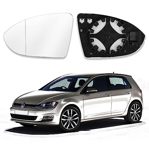 🚗【Specchietto Retrovisore Riscaldato】Gli Specchietto Retrovisore Golf 7 sono in grado di far evaporare il vapore acqueo attraverso la funzione di riscaldamento, lo specchietti esterni non si appanna, in modo da avere una buona visuale durante la guida e aiutare la sicurezza di guida.