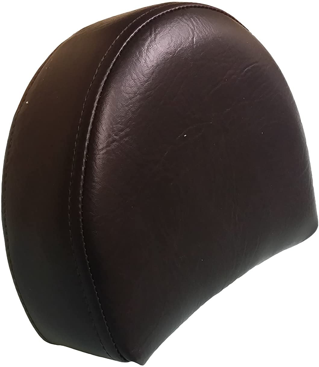 Grasshopper Limited Drivers Backrest for Indian Chief, Chieftan, Springield, Darkhorse or Roadmaster Black 100% American Made, Quick Release Non Studded W/Black Stitching Includes Mounting Bracket