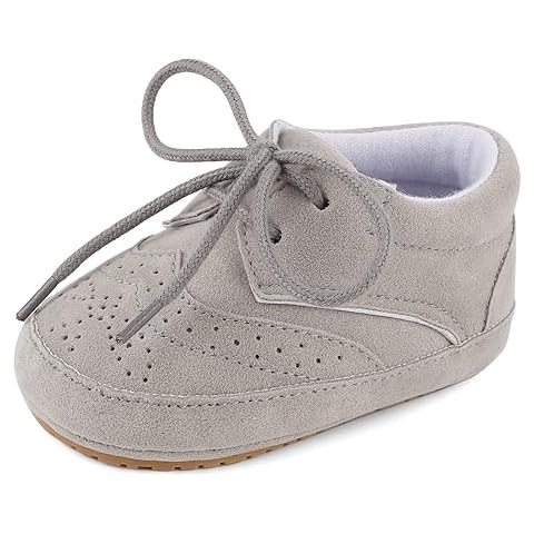 LACOFIA Infant Lace-up Prewalker Shoes Cover