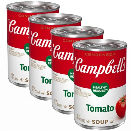 Campbell's Condensed Healthy Request Tomato Soup, 10.75 Ounce Can (Pack of 4)
