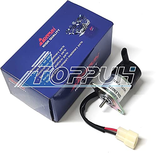Solénoïde d'arrêt Kubota 12V 16271-60010 pour moteur D1105 et tracteur BX2660D