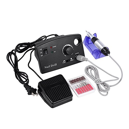 Anself Electric Nail Drill Machine Diamond Nail File Drill Manicure Polisher Pedicure Master Nail Grinder Tool