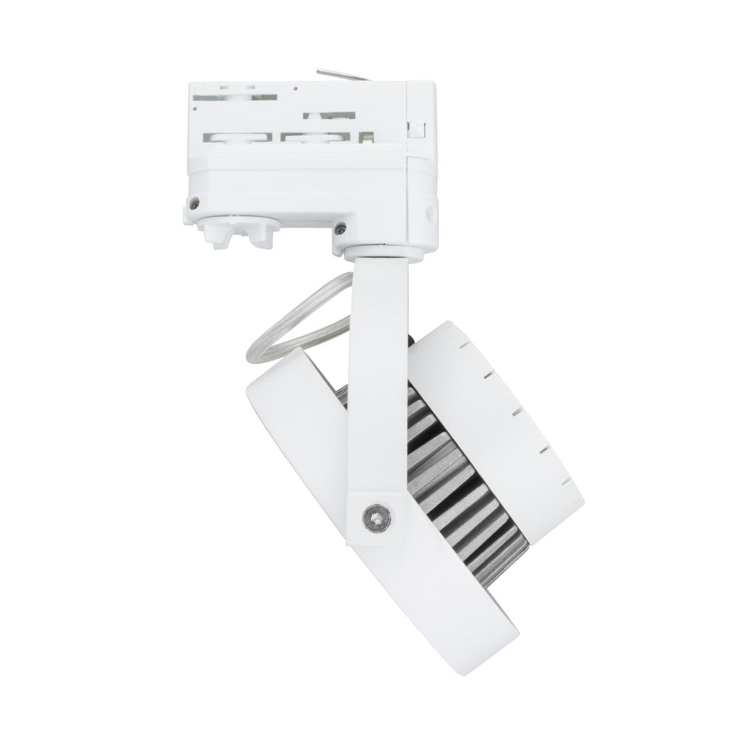 LEDKIA LIGHTING Foco Carril LED Trifásico 15W Regulable CREE AR111 Blanco 4000K Blanco Neutro