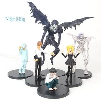 デスノートフィギュアセット　あまねみさ　リューク　L ライト　アクリルブロック Amazon.co.jp: デスノート フィギュア 6種類セット 夜神月 L