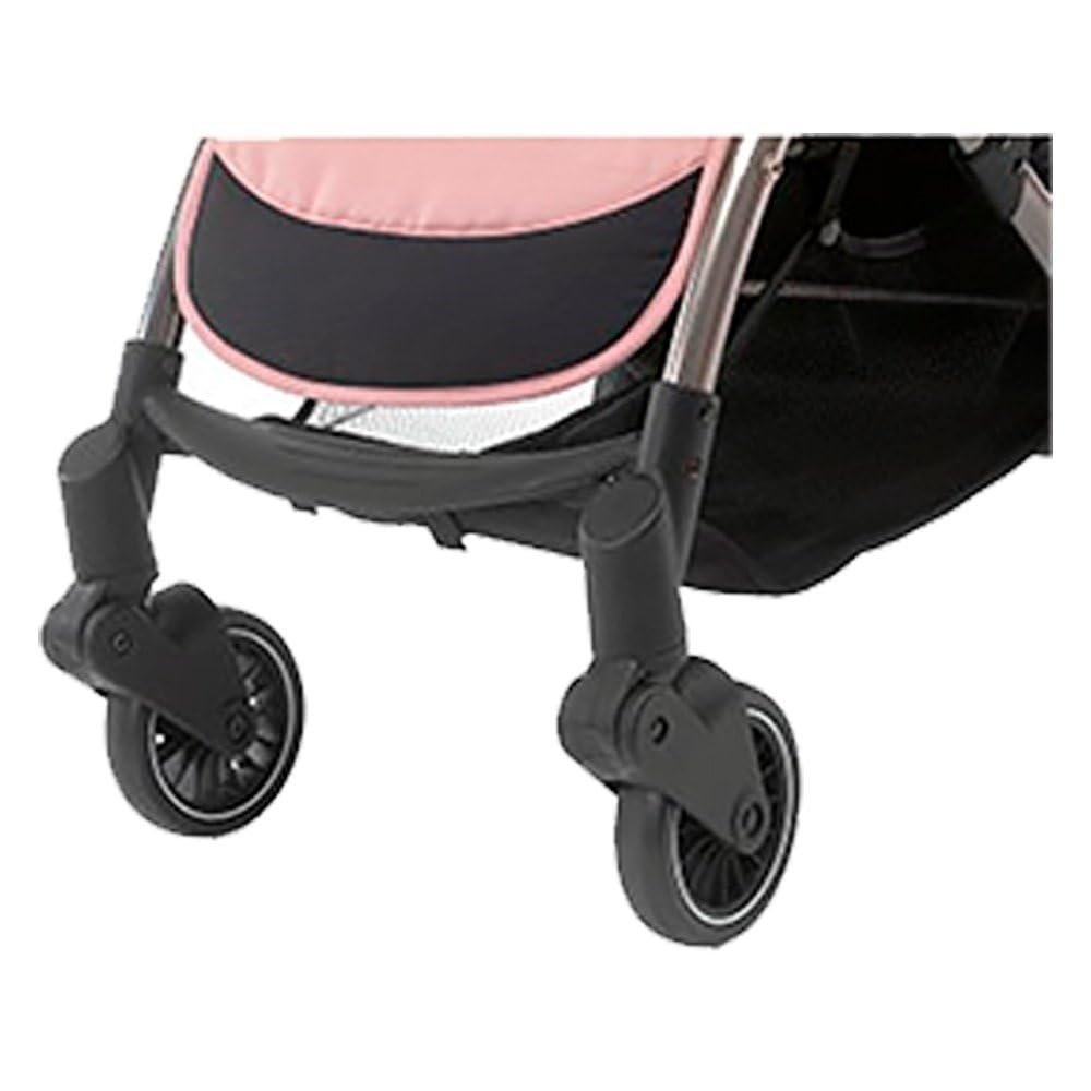 Chicco Cheerio Passeggino Leggero e Compatto da 0 mesi a 15kg (portata max 18kg), Passeggino Pieghevole, Posizione Nanna, Chiusura Automatica in 1 Gesto, Capotte Parasole e Parapioggia, Blossom, Rosa