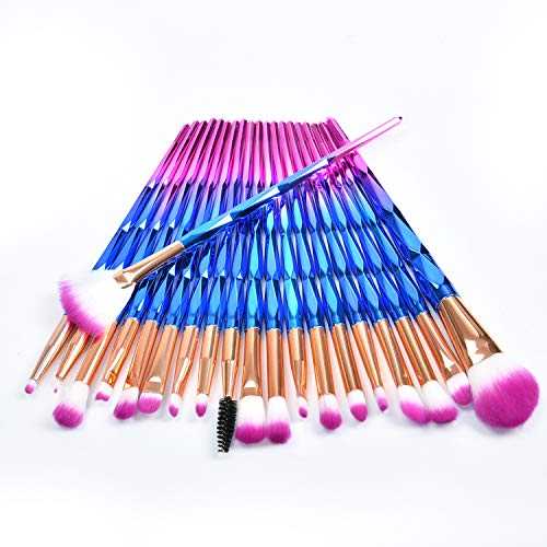 Makeup Brushes Set, Cosmetic Makeup Brush Tool Kit Beauty Foundation Face Powder Eyeshadow Eyeliner Blush Concealer Brushes, 20Pcs