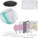 100 Pcs Activated Carbon PM2.5 Mask Filter Paper 5 Layers Replacement PM 2.5 Face Filter Insert