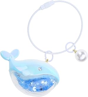Whale Keychain Marine Life Animal Keychains for Car Bag Keyring Personality Key Chain Charm Jewelry Valentines Day Gift