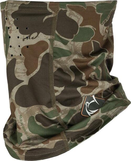 Drake WaterfowlPerformance Half Face Mask - Lightweight Moisture-Wicking Hunting Neck Gaiter with Laser-Cut Breathing Holes