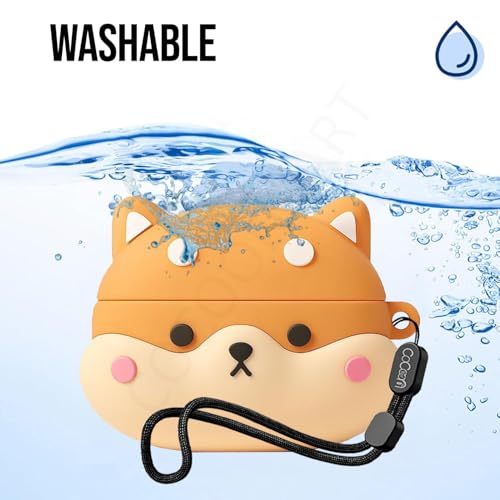 Image of Soft Silicone Case Cover Compatible for OnePlus Buds 4 (Shiba, Lanyard)
