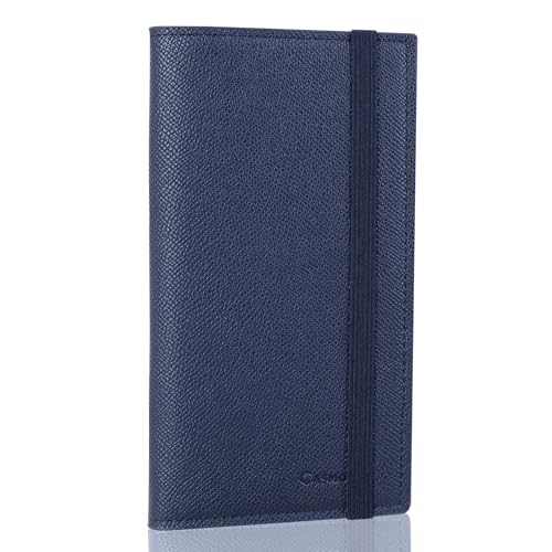 Image of CASMONAL Checkbook Covers for Personal Checkbook Holder RFID Premium Vegan Leather Checkbook Cover for Duplicate Checks