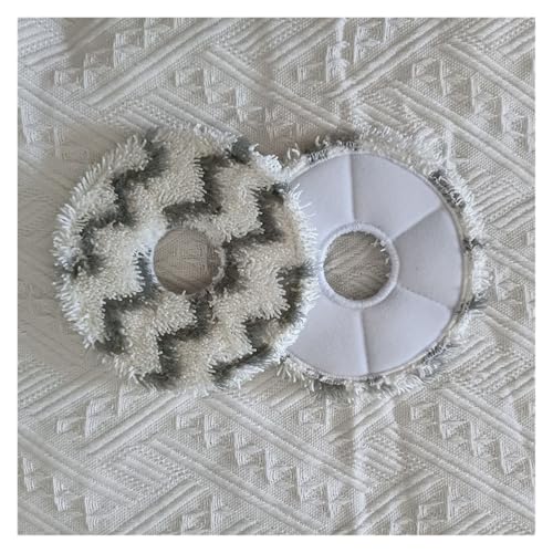 Mop Rag Parts Compatible with Ecovacs Deebot T20 Omni/ X1 Omni T10 Turbo Vacuum Cleaner Washable Mop Rags Mop Cloth Replacement Accessories(Purple)