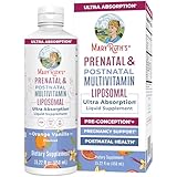 MaryRuth Organics Prenatal & Postnatal Multivitamin for Women | Sugar Free | Formulated for Pre-Conception, Pregnancy & Nursing | Prenatal Vitamins | Vegan | Non-GMO | Gluten Free | 30 Servings