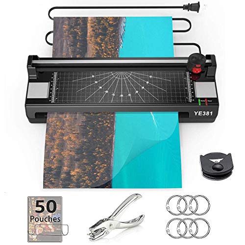 Laminator Machine for A3/A4/A6, YE381 Thermal Laminating Machine for Home Office School Use