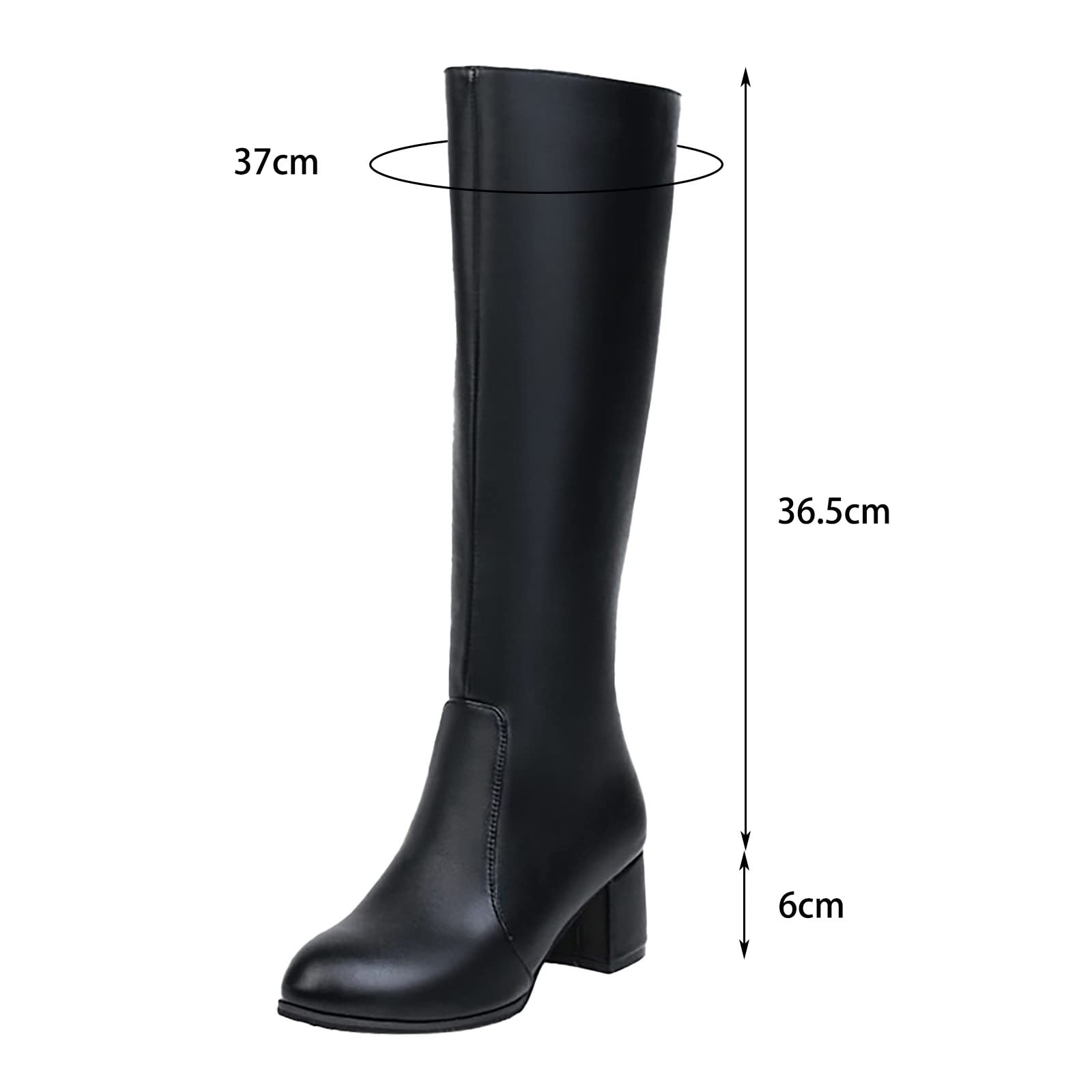 Stivali Donna Tacco Basso Buono Amazon da Stampare Scarpe Donna Invernali - Stivali da Neve con Lo Zip La Larghezza Gambale Adattabile Stivali da Donna Estivi di Pelliccia Impermeabile Inverno