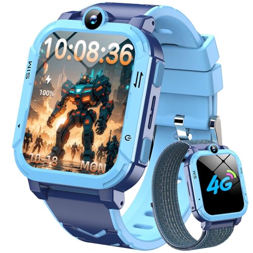 Blackview Reloj Inteligente Niño 4G, Videollamadas, Chat de Voz, 1.83” Smartwatch...