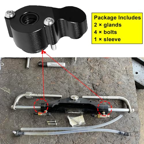 Image of HP4600 Cylinder Gland Kit Replace for BayStar Compact Cylinder HC4645H Teleflex Marine Series HC4645H /HC4647H /HC4648H /HC4658H