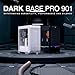be quiet! Dark Base Pro 901 White PC case, Maximum Airflow, 3X Silent Wings 4 PWM Fans, virtually inaudible Operation, Flexible Motherboard Tray for an Inverted Layout, ARGB Lighting, BGW51