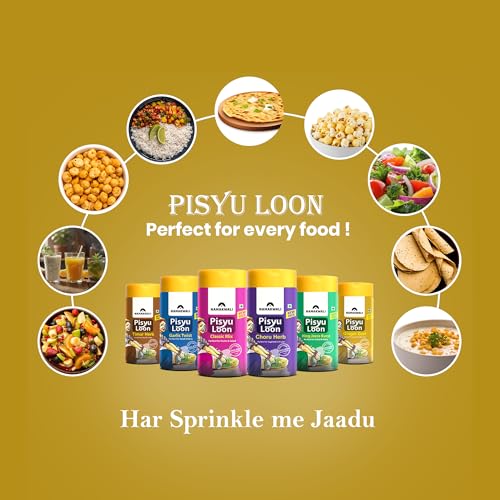Image of Namakwali Flavoured Pahadi Salt Ginger (Adrak) Seasoning, Pack of 3 - 300 Gram | Pisyu Loon Seasoning mix for Popcorn, Noodles, Salad, Raita, Fruits, Makhana and more | No Preservatives | SharkTank India Product