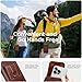 INGIDO Holster for iPhone 17, 17 Pro, 16, 16 Pro, 15, 15 Pro, 14, 14 Pro, 13, 13 Pro, 12, Galaxy S25, S24, S23, Premium Leather Pouch with Belt Clip Phone Holster Belt Case, Coffee -M