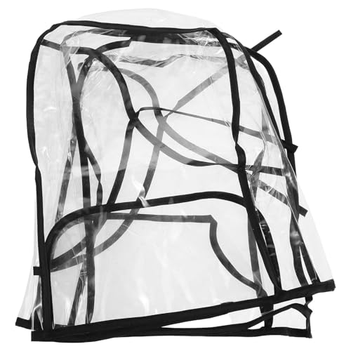 2 piezas cubierta a prueba de viento de la motocicleta en PVC transparente para manillar
