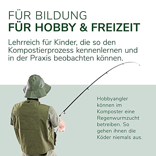 Wurmkomposter Natursache Design-Komposter Komplett-Set