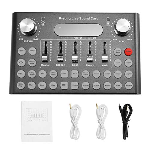 TenYua Professionelle Soundkarte Mikrofon Sprachmusik o USB Headset Entertainment Karaoke Steamer K-Song Live Soundkarte - Image 5