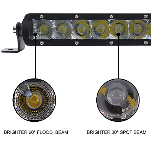 Qdy 11Inch 50W Spot Led Light Bar High Power Led Driving Lamp Off Road Fog Work Lights For Boat, Suv, Atv, Truck … #TOP2