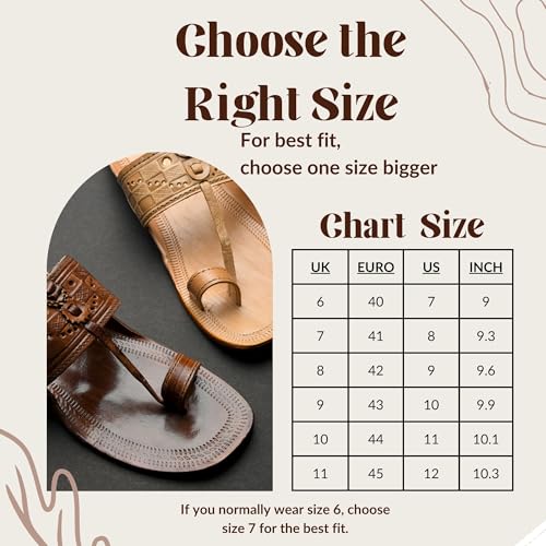 Image of Kolhapuri Chappal for Men Original, Semi-Premium Leather Semi-Handcrafted Traditional Kolhapuri Chappal for Man Formal Footwear for Weddings & Parties, Ethnic Wear & Daily Comfort