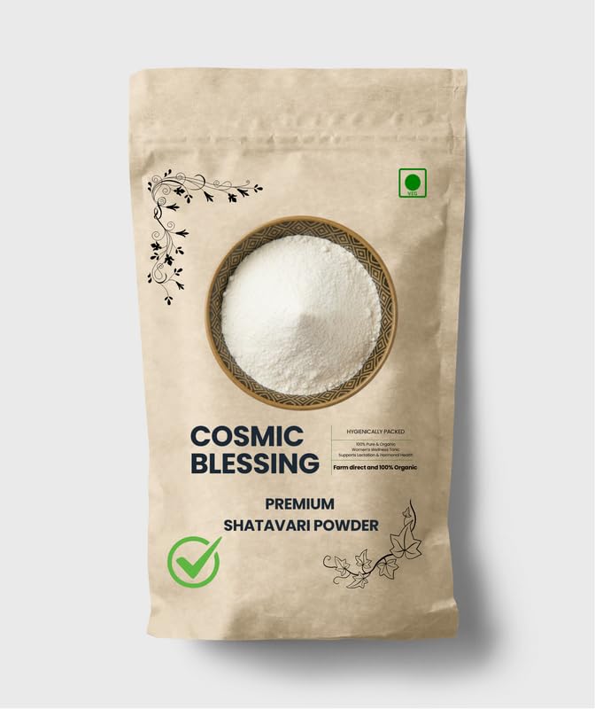 Premium Organic Shatavari Powder | Female Tonic & Herbal Health Supplement for Women's Hormonal Balance 100g