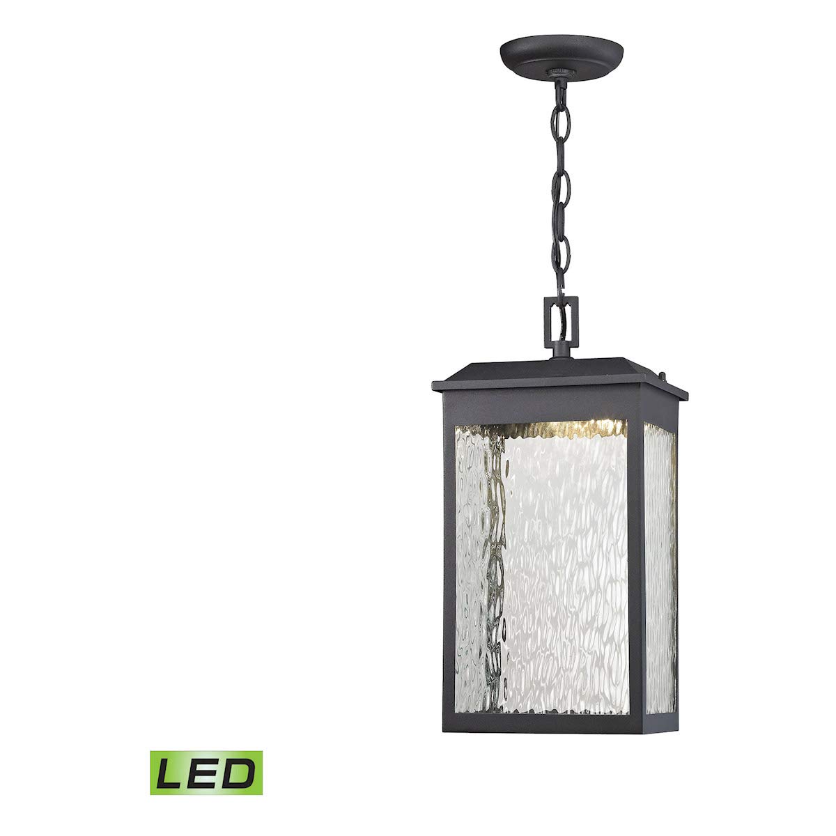 ELK Lighting45203/LED Ceiling-Pendant-fixtures, 16 x 8 x 7, Black